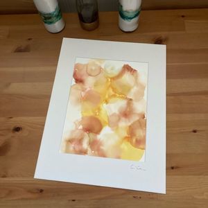 New Original Signed Artwork Alcohol Ink on Paper